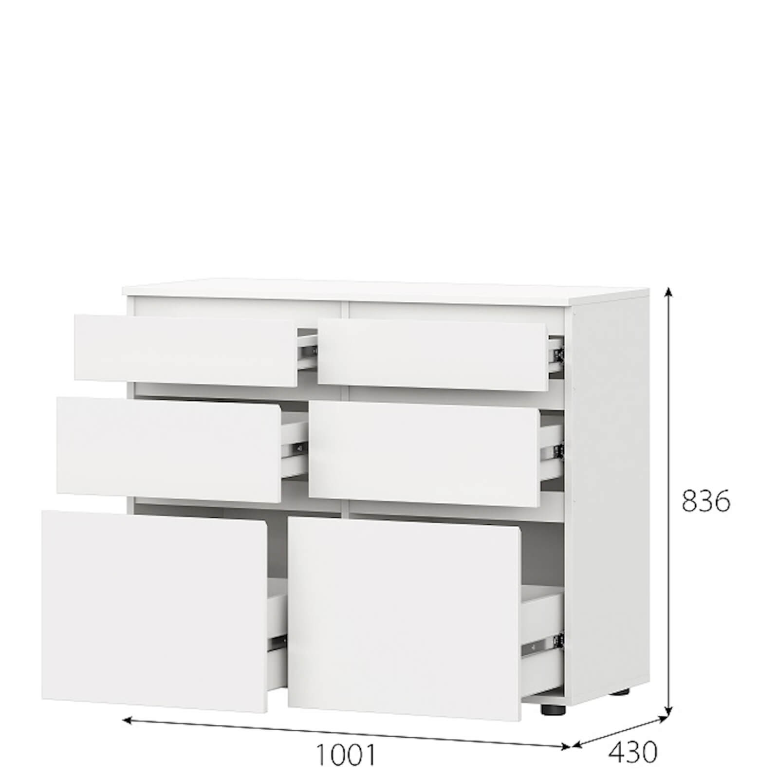 МС "Одри" Комод с ящиками