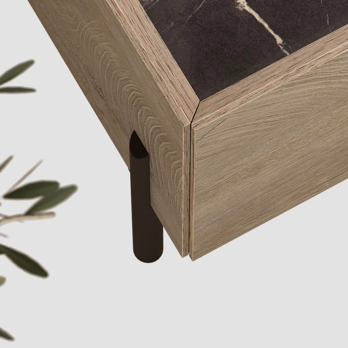 Комплект опор (Черный)