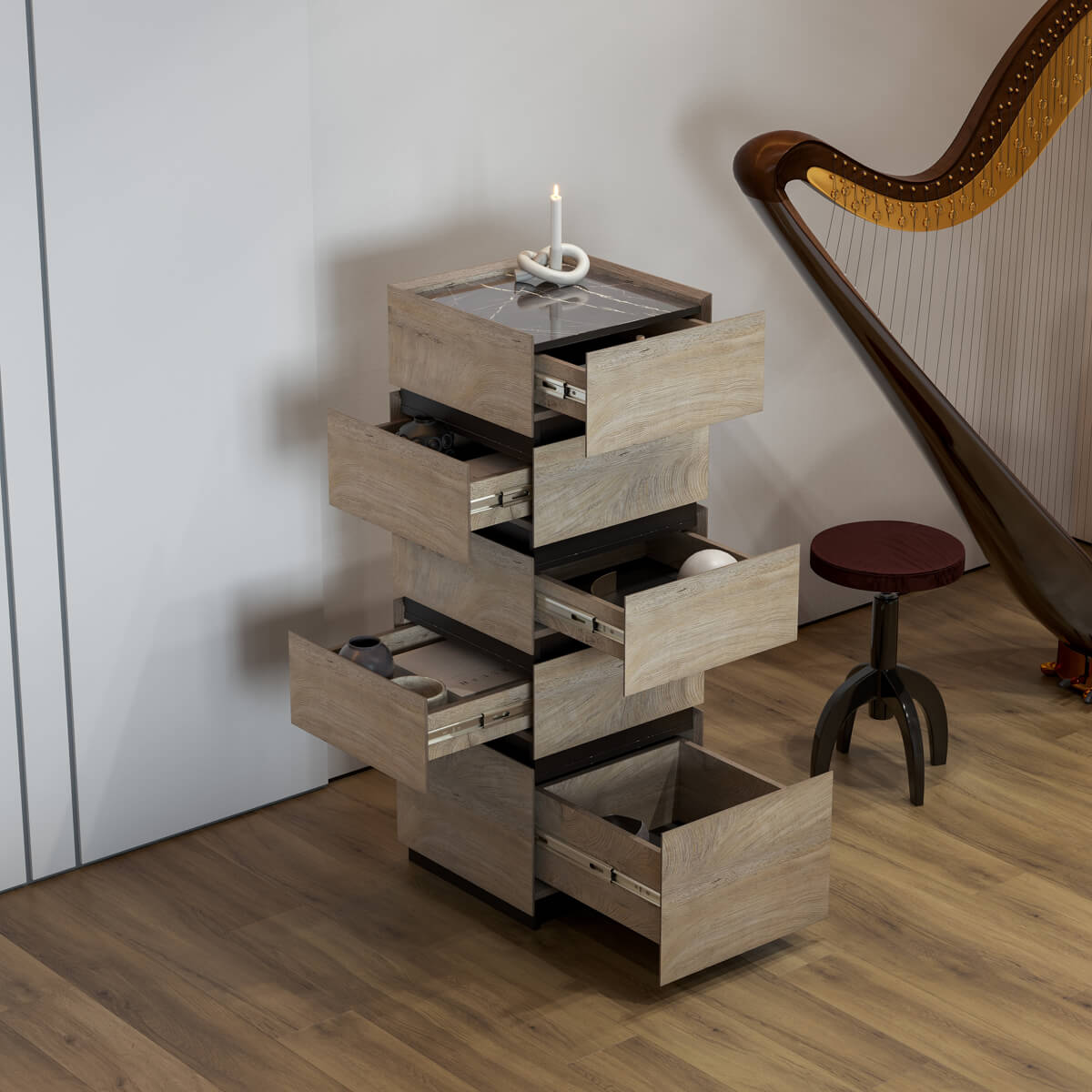 Тумба универсальная "Этна" 450/200  ЭЛ/ПЛ