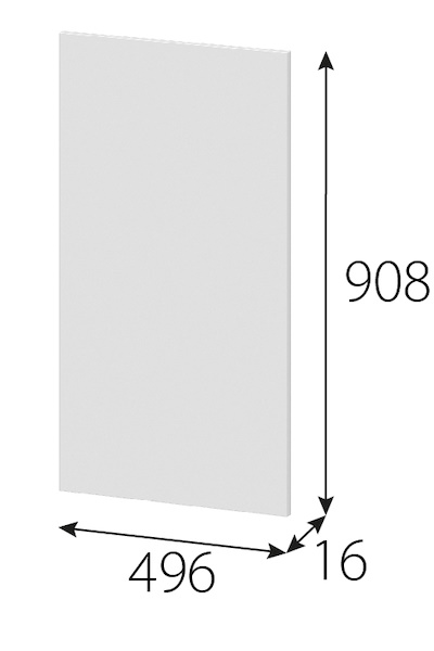 МС "Этна" Створка СГ 908х496 Софт Вайт