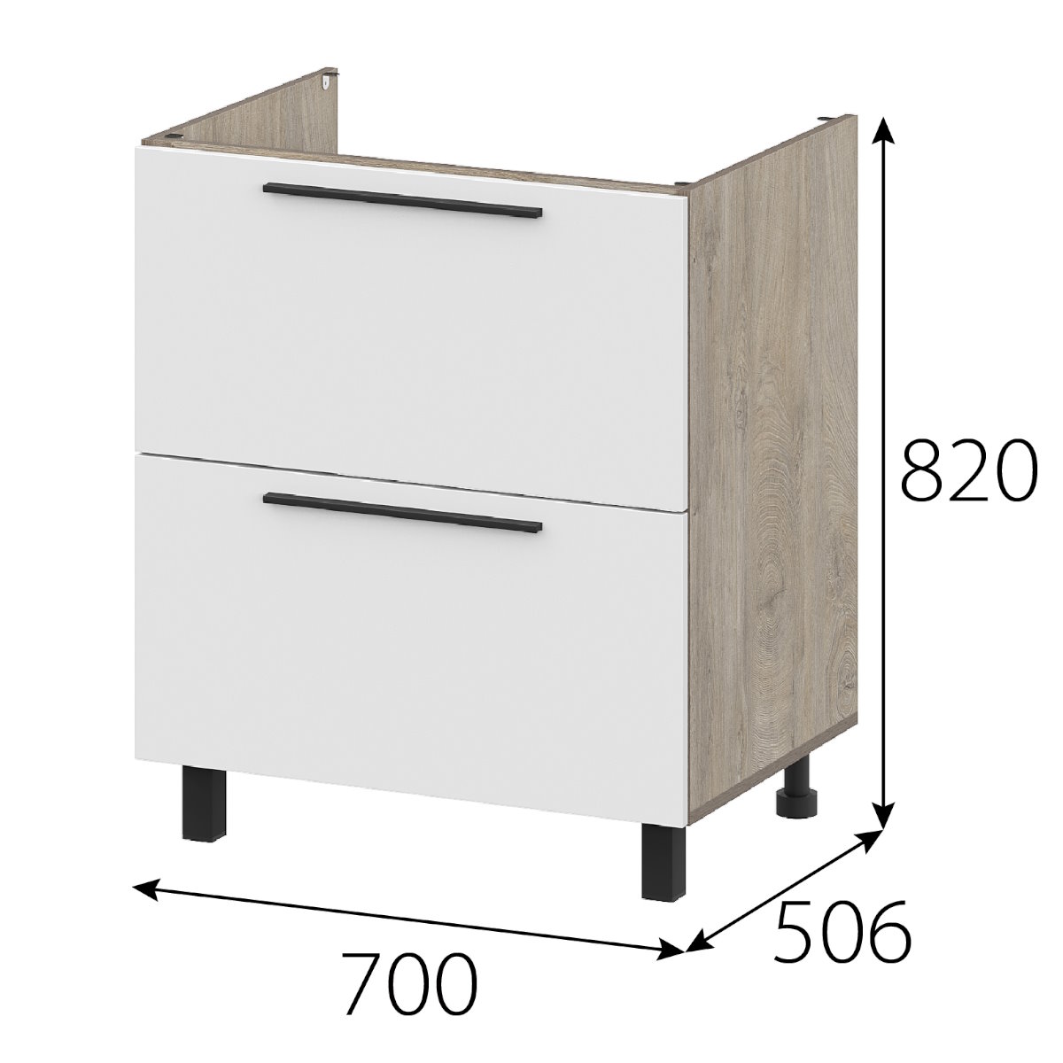 Стол рабочий 700 "Этна" 7м2я