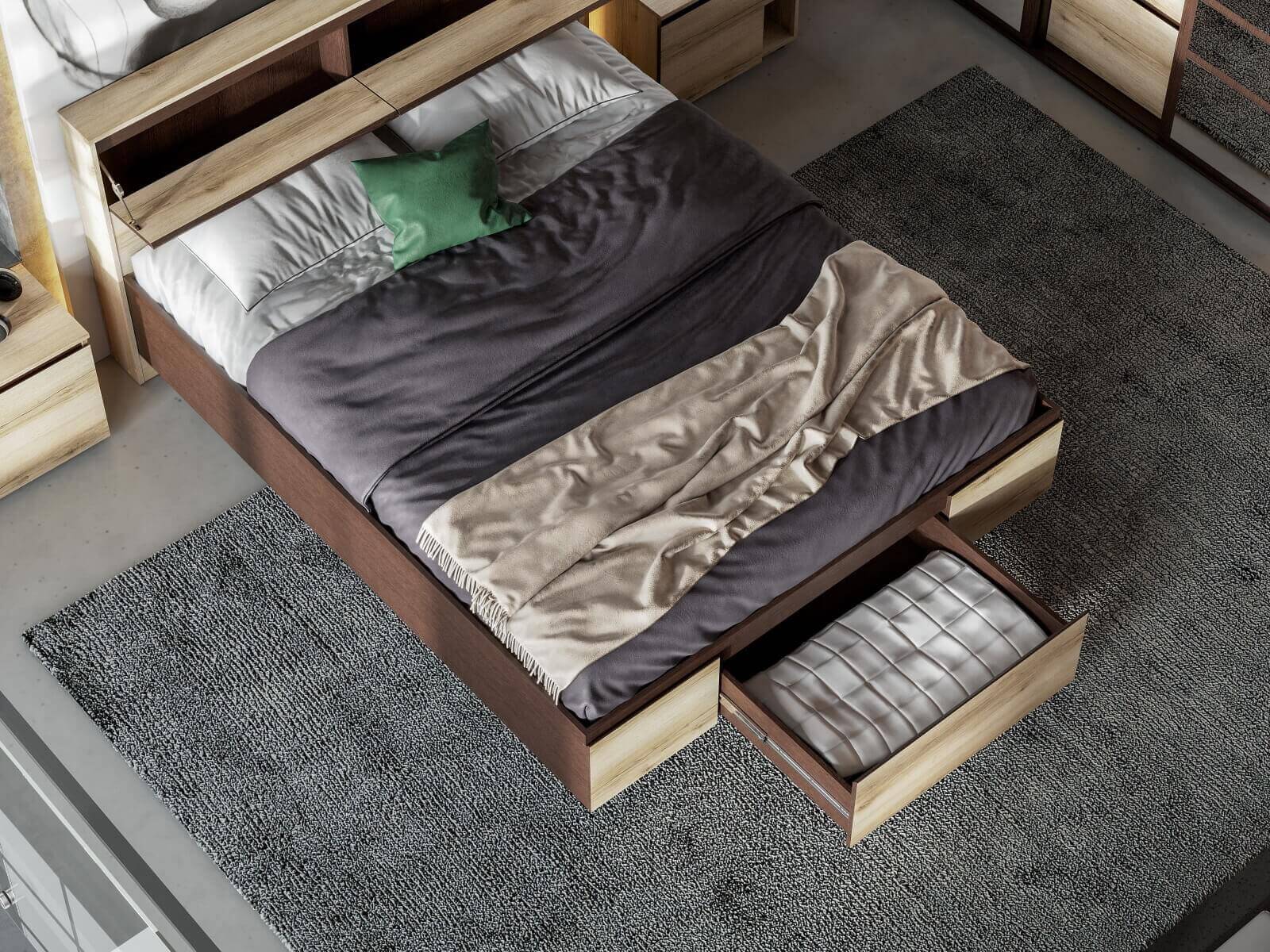 Кровать 1,6м "Берген" СТМ Кровать 1,6м "Берген" СТМ